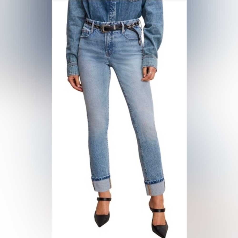 NWOT Good American Good Classic Slim Straight Leg Jeans